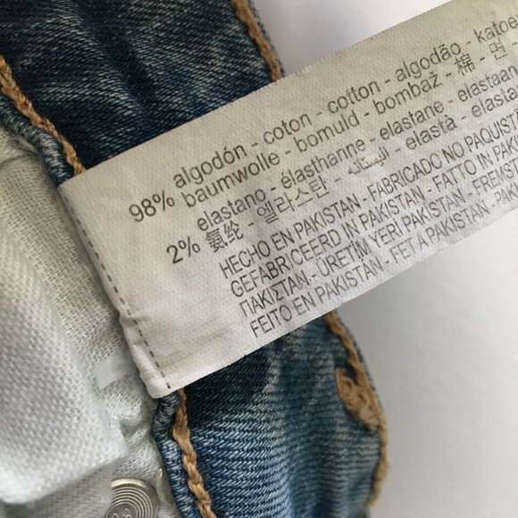 Zara High-Rise Bootcut Jean Womens 6 Raw Hem 26" Inseam Excellent - Picture 8 of 13